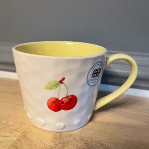Ceramic Cherry Print Mug